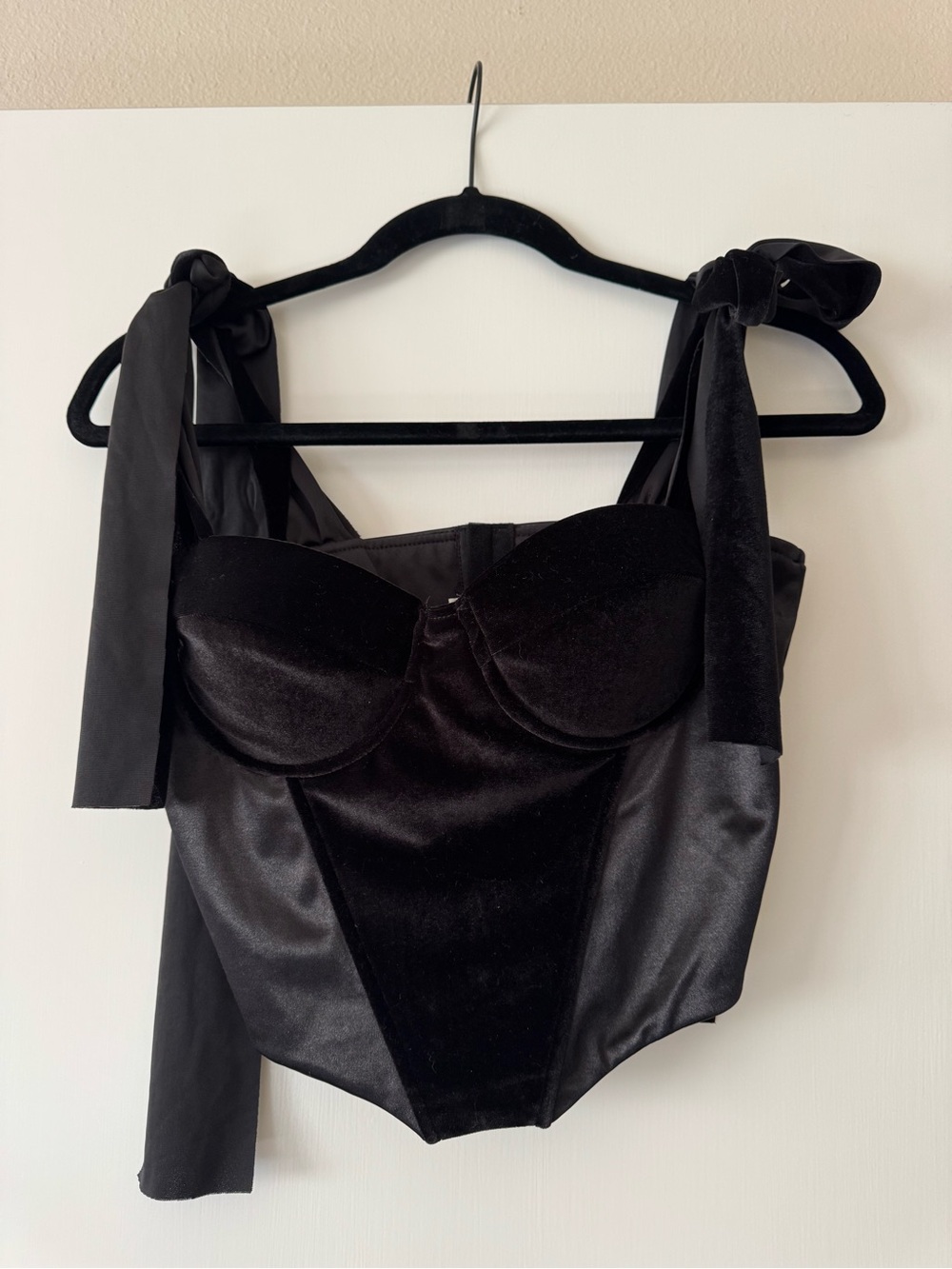 Black Velvet Corset